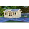 Abri de jardin MARISSA 5.5x4, 68mm,  vue frontale