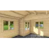 Abri de jardin MONICA 5x4, 68mm, intérieur