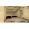 Chalet bois SAMANTHA 6x8, 68mm, mezzanine