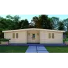Chalet bois ELETTRA 10.5x6, 68mm, vue frontale