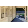 Maison en bois VANESSA 6x8, 44/100/44mm, porche