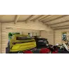 Garage double en bois 6x9, 68mm, intérieur